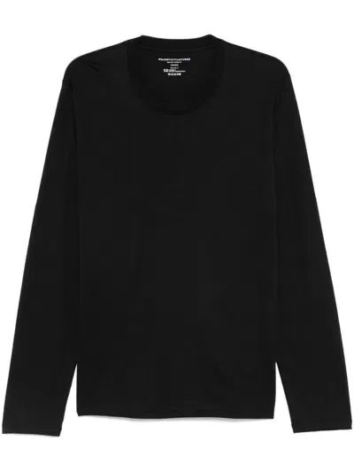 Majestic Long-sleeve Jersey T-shirt In Black