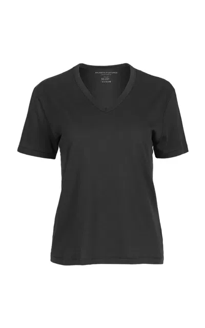 Majestic Jersey T-shirt In Black