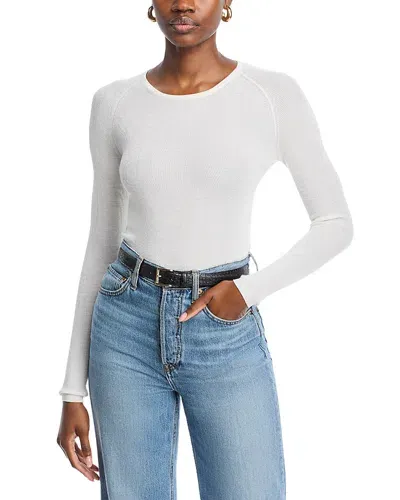 Majestic Raglan Sleeve Top In Milk