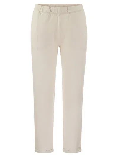 Majestic Viscose Trousers In Cream