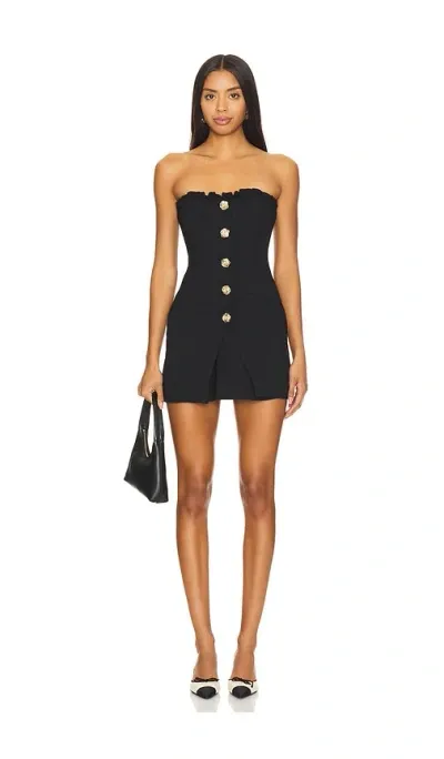 Majorelle Brooke Mini Dress In Black