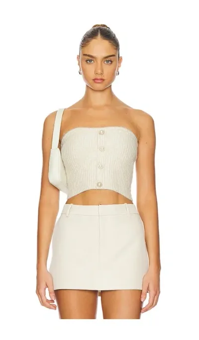 Majorelle Mirelina Tube Top In Beige