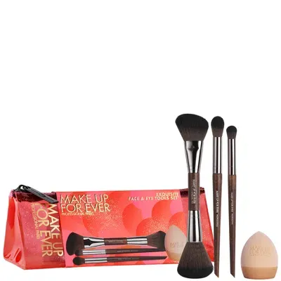 Make Up For Ever Face And Eyes Tools Set In White