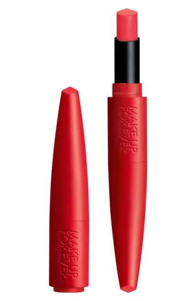 Make Up For Ever Rouge Artist For Ever Matte Lipstick In 224 - Hot Flamingo