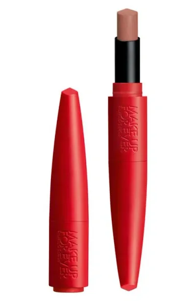 Make Up For Ever Rouge Artist For Ever Matte Lipstick In 606 - Wherever Walnut