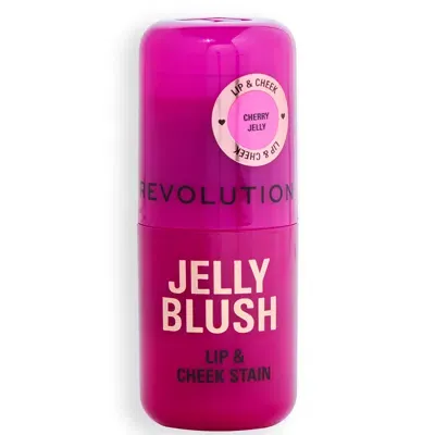 Makeup Revolution Jelly Blush Stick Lip And Cheek Stain 5.5g (various Shades) - Cherry Red