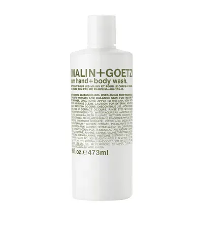 Malin + Goetz Rum Hand + Body Wash In White