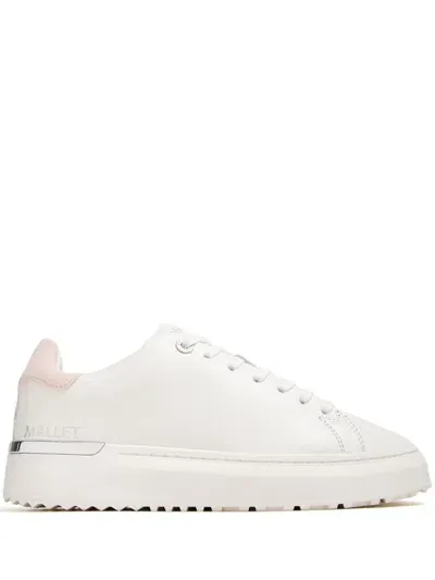 Mallet Grftr Sneakers In White