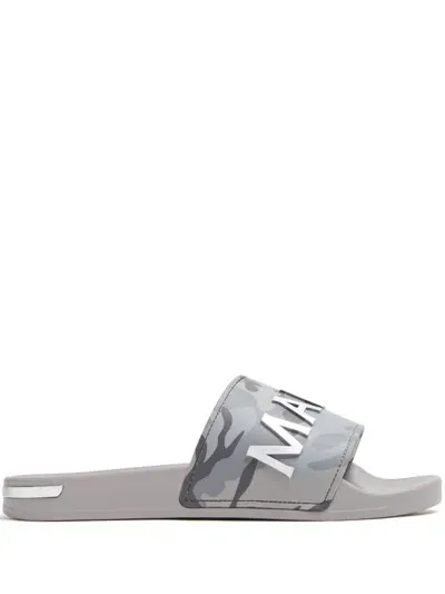 Mallet Logo-lettering Slides In Grey