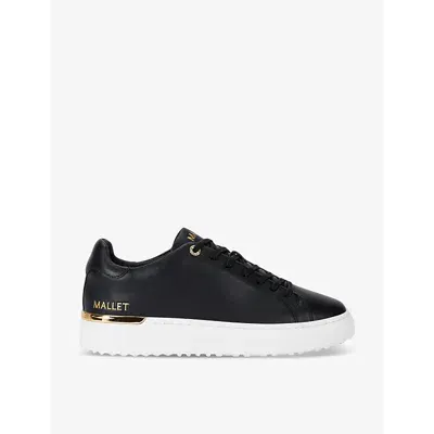 Mallet London Grftr Lite Trainers Black In Black Fabric