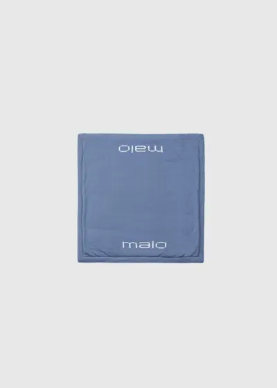 Malo It Copertina Cashmere Dream 45x45 Cm, Mog In Blue