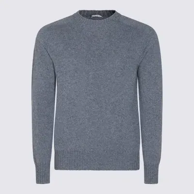 Malo Light Blue Wool Knitwear