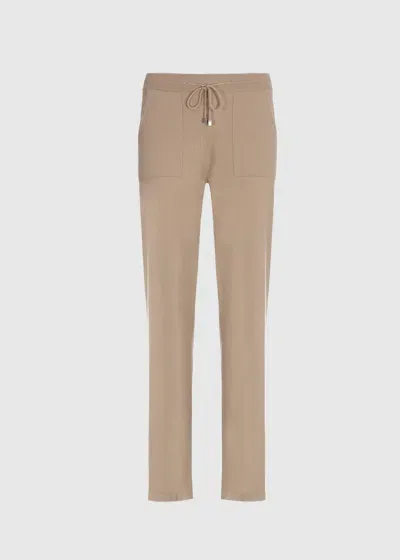 Malo Pantalone In Cashmere In Neutral