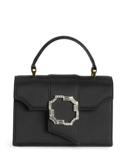 Malone Souliers Audrey Cotton Mini Bag In Black