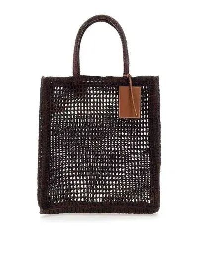 Manebi Woven Bag In Brown