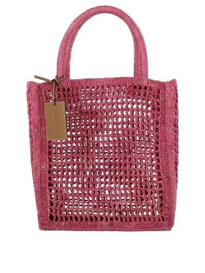 Manebi Manebí "net" Shoulder Bag In Purple