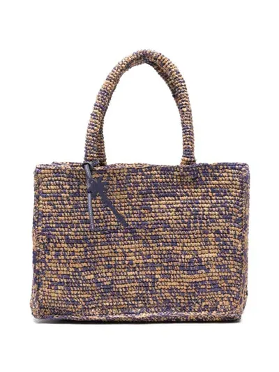 Manebi Small Sunset Tote Bag In Purple