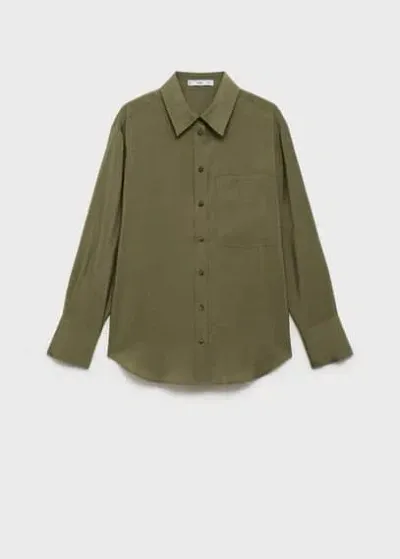 Mango Shirt Khaki