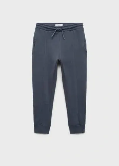 Mango Kids' Trousers Dark Grey