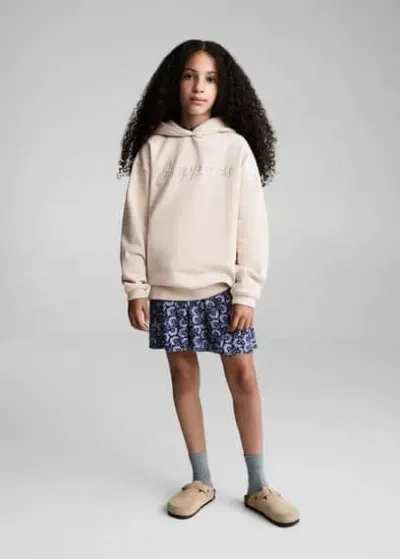 Mango Kids' Sweatshirt Sand