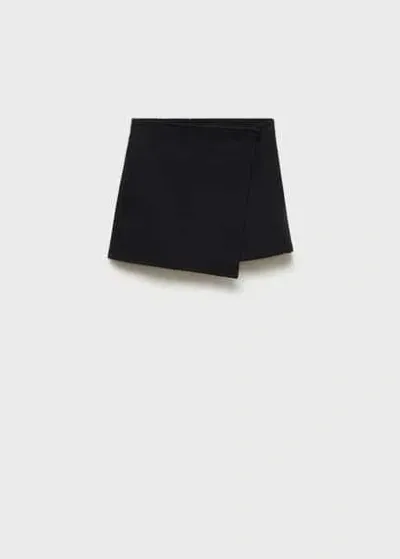 Mango Kids' Skirt Black In Noir