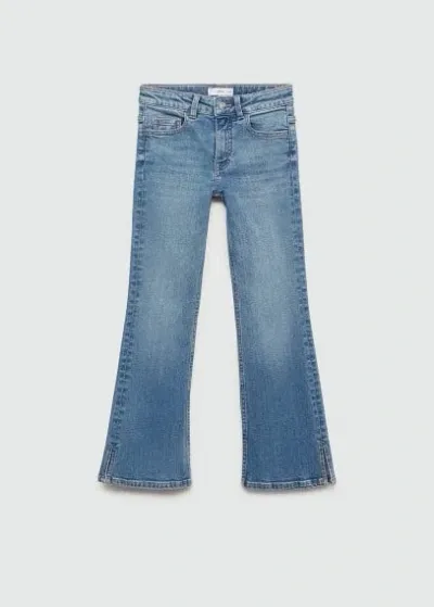 Mango Kids' Jean Flare Ouverture In Bleu Moyen