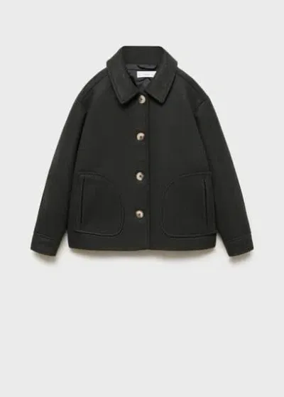 Mango Kids' Coat Khaki