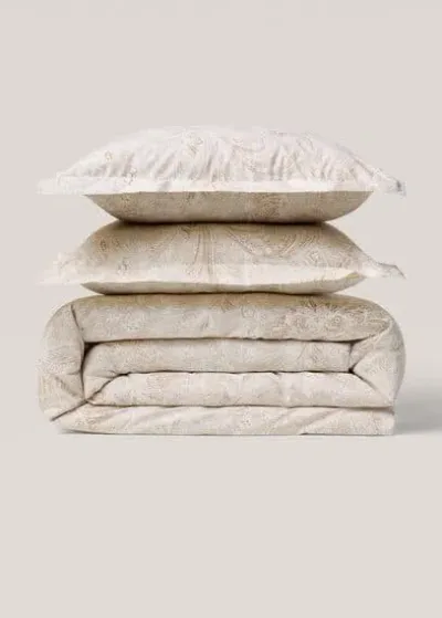 Mango Home Duvet Cover Beige In Neutral