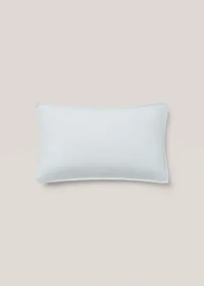 Mango Home - Housse De Coussin 100 % Lin 30x50 Cm Vert D´eau - 30x50cm - Home In Blue