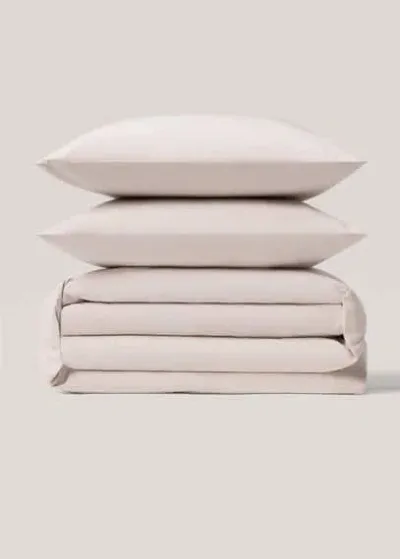 Mango Home Duvet Cover Light Heather Grey In Neutral