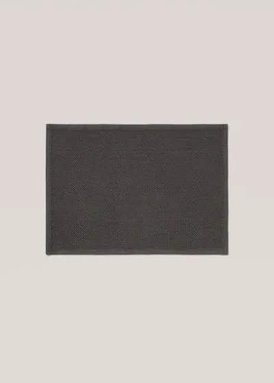 Mango Home - Tapis (bain) Gris Anthracite - 50x70cm - Home In Black