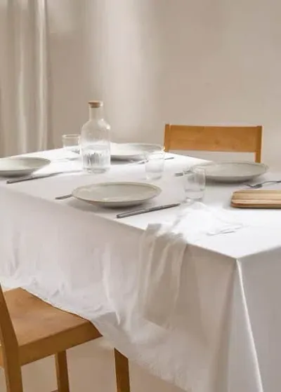 Mango Home Tablecloth Off White In Neutral