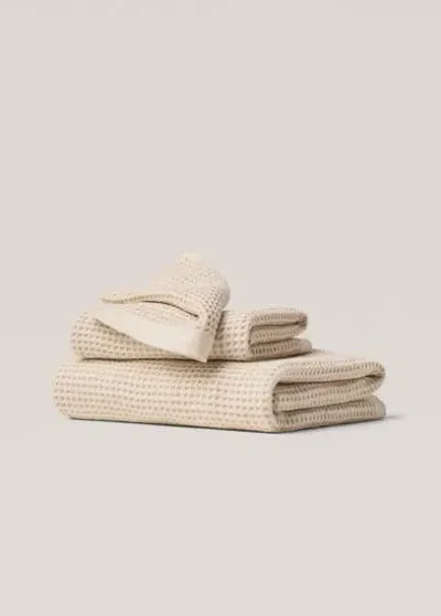 Mango Home Towel Beige In Neutral