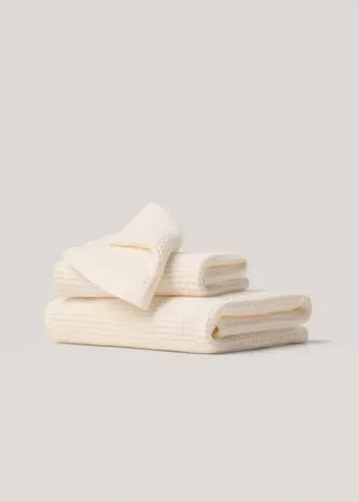 Mango Home Towel Ecru In Neutral