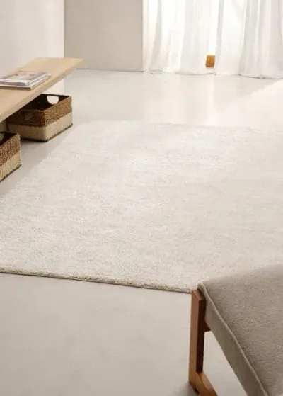 Mango Home Yarn Rug Off White In Neutral