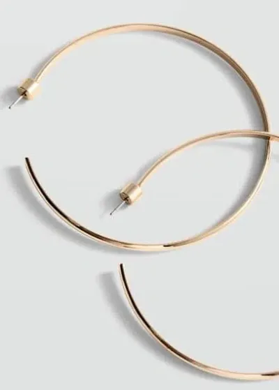 Mango Hoop Earrings Gold