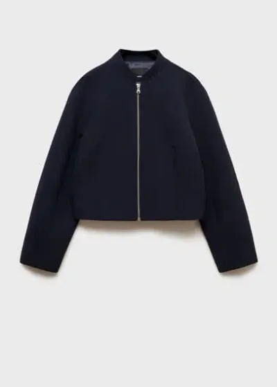 Mango Jacket Dark Navy