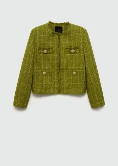 Mango Veste In Olive