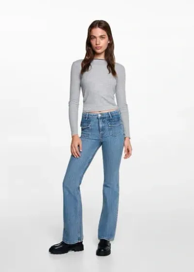 Mango Kids' Jeans In Bleu Foncé