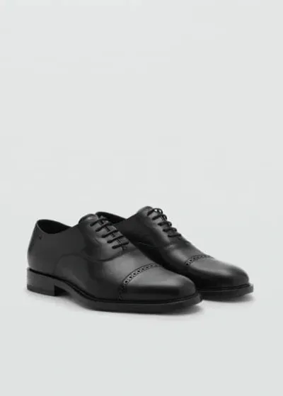 Mango Chaussures In Black