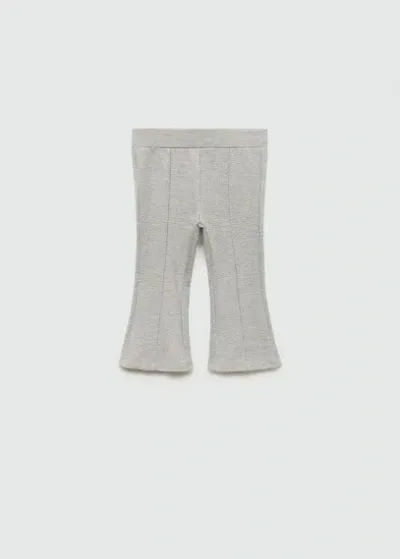 Mango Kids' Leggings In Gris Anthracite