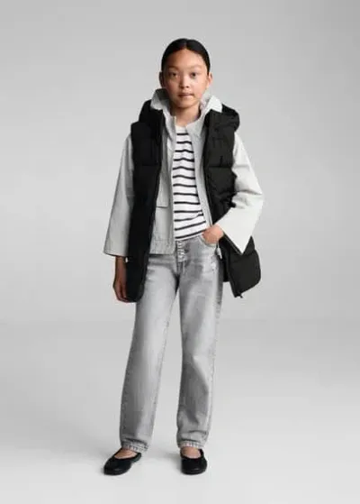 Mango Kids' Waistcoat Black