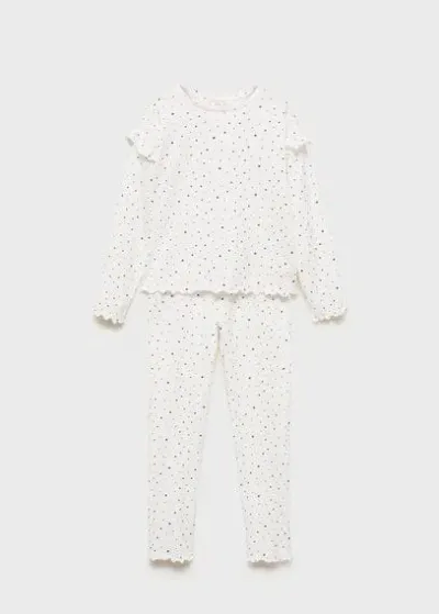 Mango Kids' Pyjamas Off White