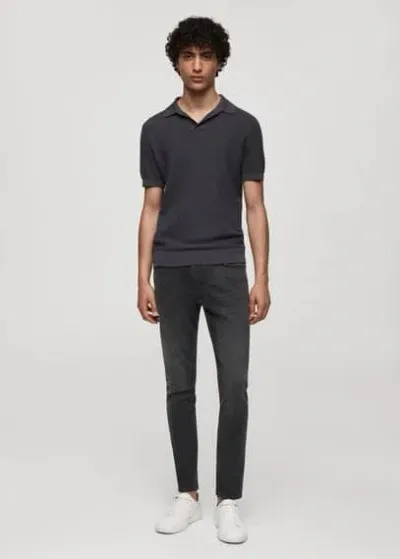 Mango Man Jude Skinny-fit Jeans Open Grey