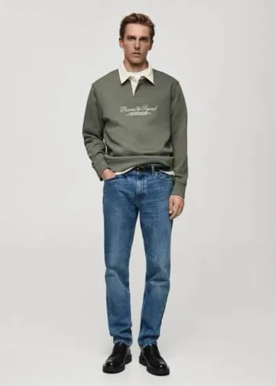 Mango Man Sweatshirt Green