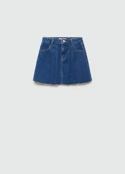 Mango Kids' Skirt Dark Blue