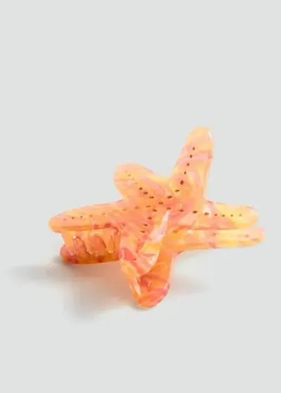 Mango Star Hair Clip Orange