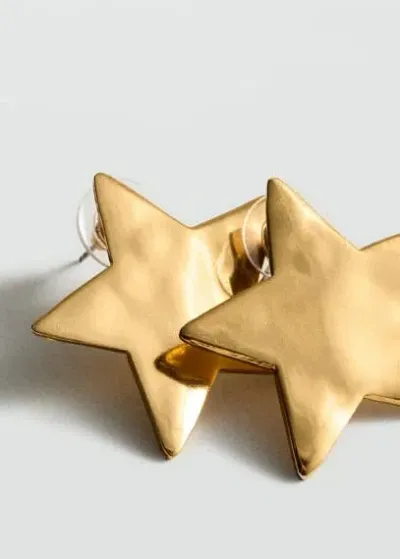 Mango Stars Earrings Gold