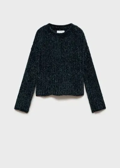 Mango Kids' Sweater Dark Green