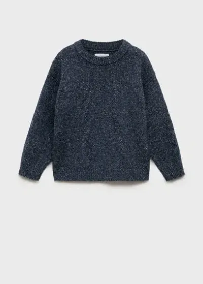 Mango Kids' Sweater Dark Navy In Bleu Marine Foncé